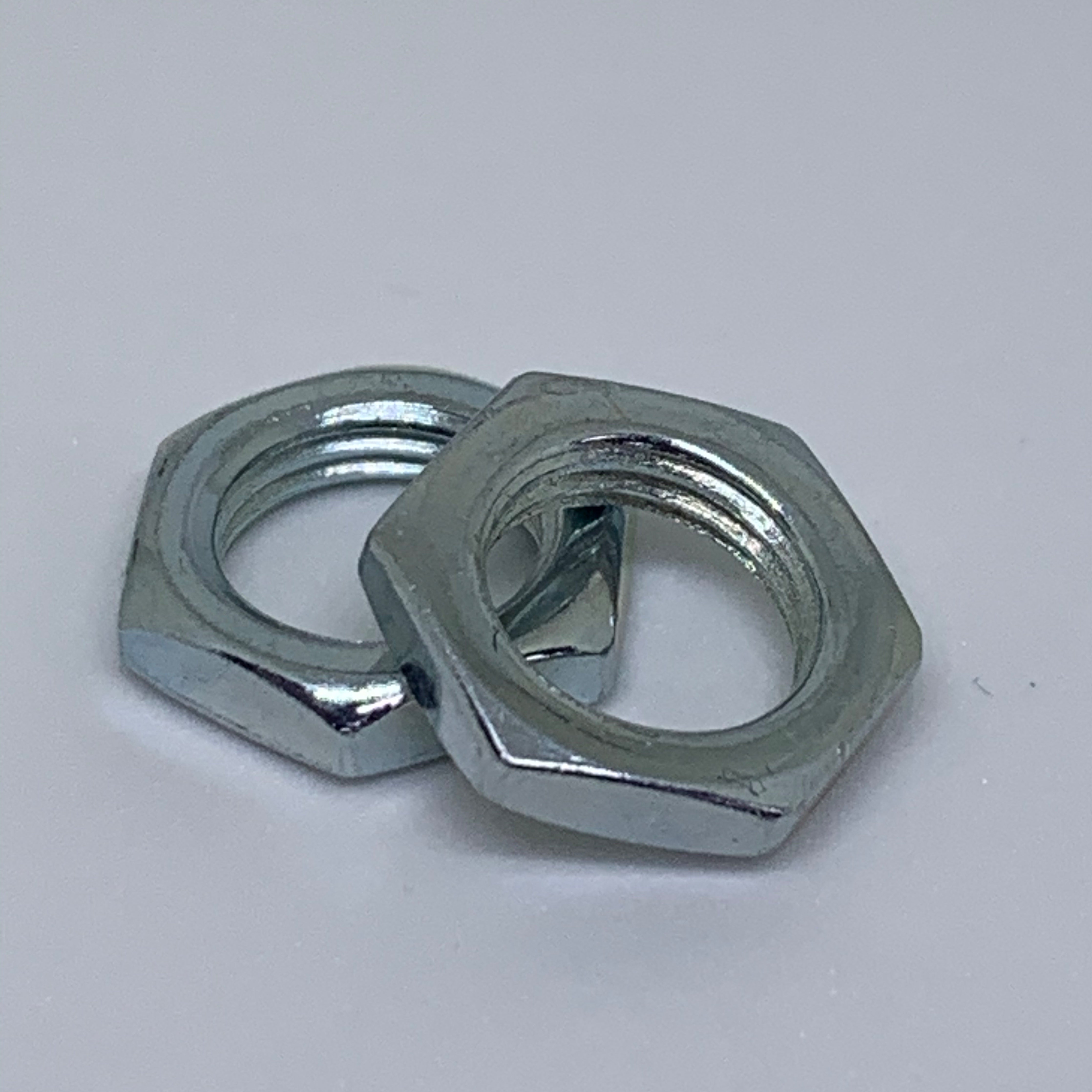 ETC JAM NUT 1/8 IPS x 1/8" THICK STEEL ZINC (10 PCS)