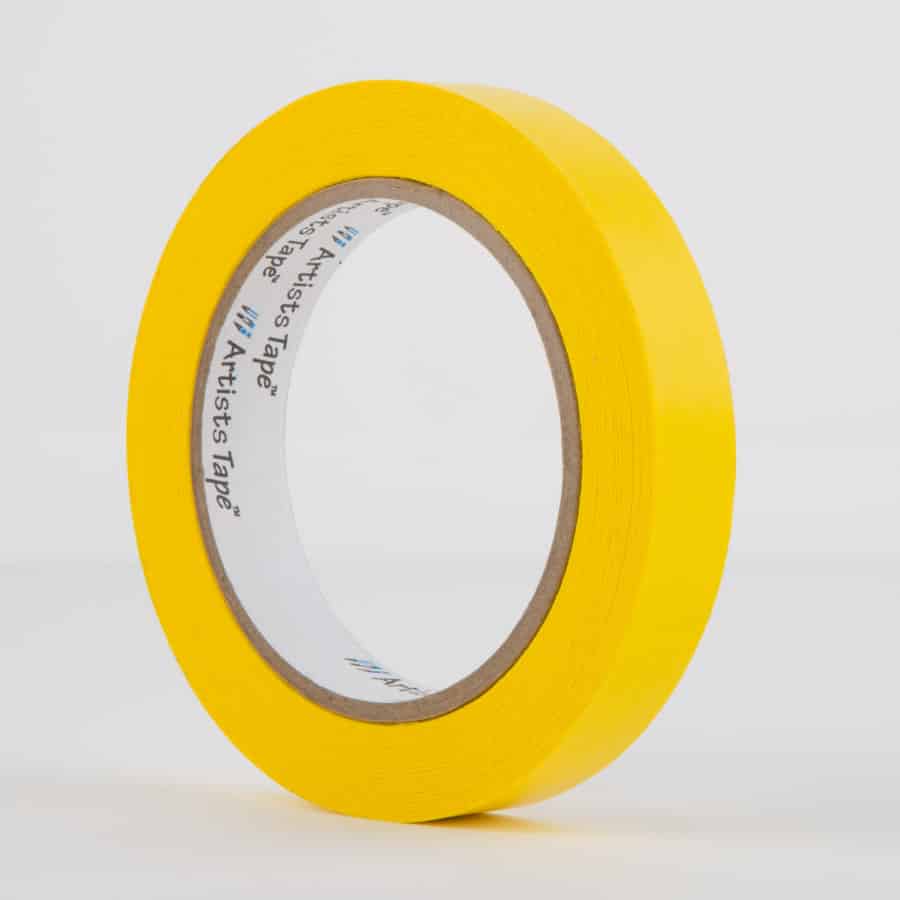 PRO ARTIST PAPER TAPE YELLOW 18MM X 30M