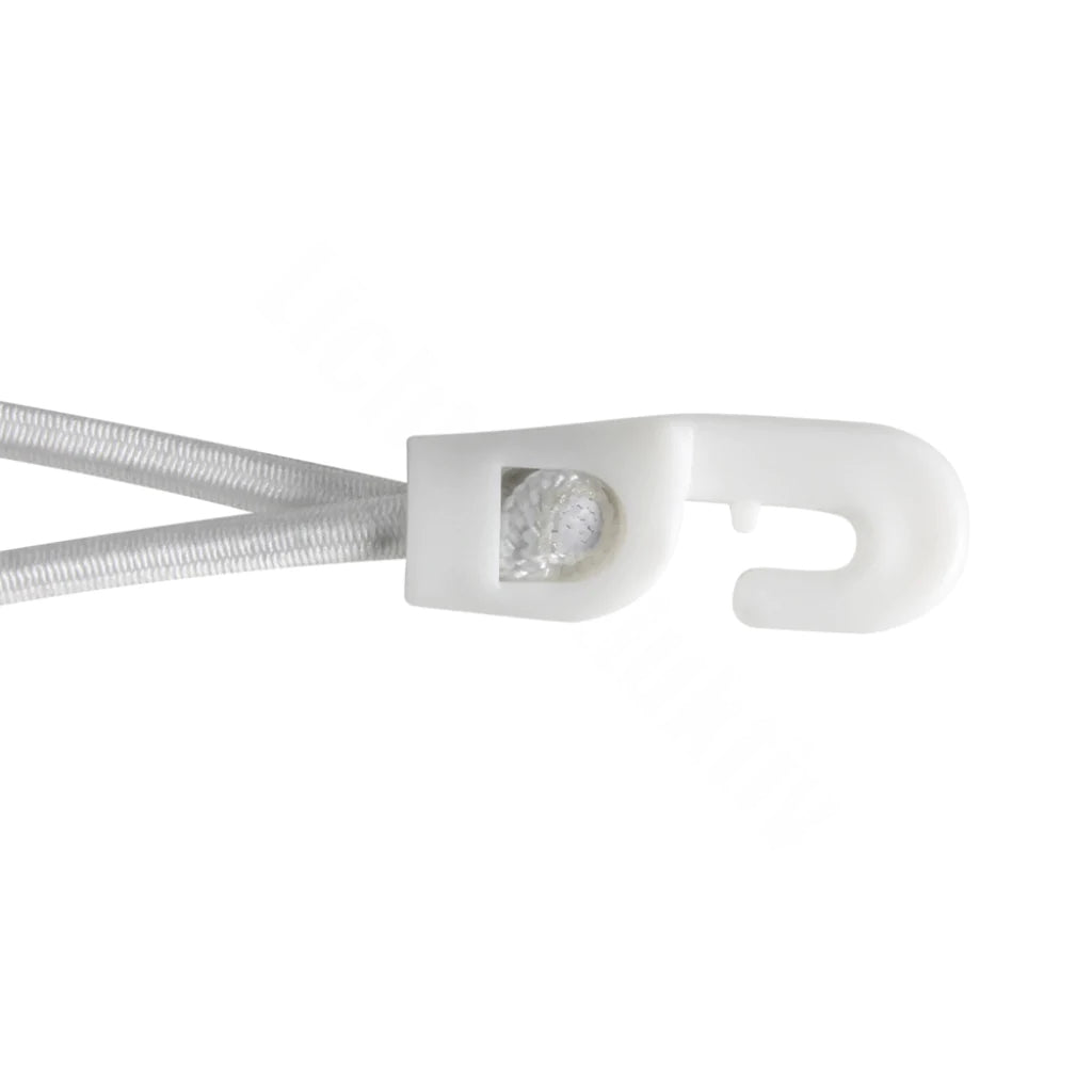 HOLDON BUNGEE CROCHET HOOK TIES - 250MM WHITE