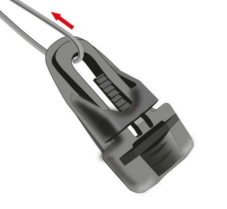 HOLDON® MIDI TARP CLIP – BLACK HEAVY DUTY INSTANT REUSABLE CLIP-ON EYELET - 1 PC