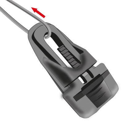 HOLDON® MIDI TARP CLIP – WHITE HEAVY DUTY INSTANT REUSABLE CLIP-ON EYELET (Pack of 5)