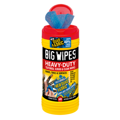BIG WIPES HEAVY-DUTY 4X4 BIG WIPES (TUB-80s)