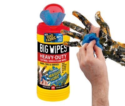 BIG WIPES HEAVY-DUTY 4X4 BIG WIPES (TUB-80s)