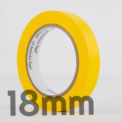 PRO ARTIST PAPER TAPE YELLOW 18MM X 30M