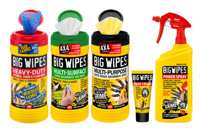 BIG WIPES MULTI-SURFACE 4X4 BIG WIPES (TUB-80s)