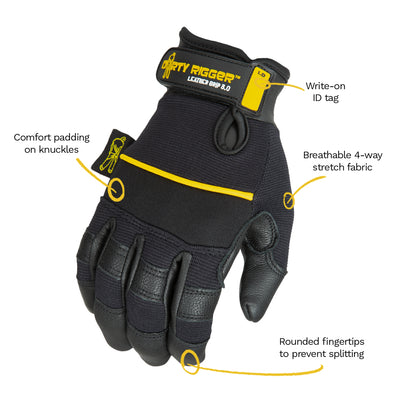 DIRTY RIGGER® LEATHER GRIP 3.0 GLOVE