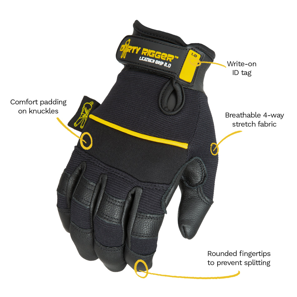 DIRTY RIGGER® LEATHER GRIP GLOVE