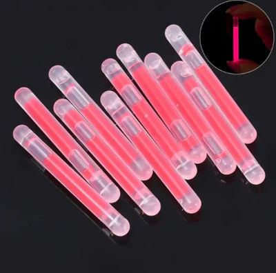 Glowing Bright Colorful Light Chemical Fluorescence Sticks - 4cm (10PCS)