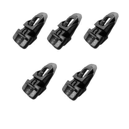 HOLDON® MIDI TARP CLIP – BLACK HEAVY DUTY INSTANT REUSABLE CLIP-ON EYELET (Pack of 8)