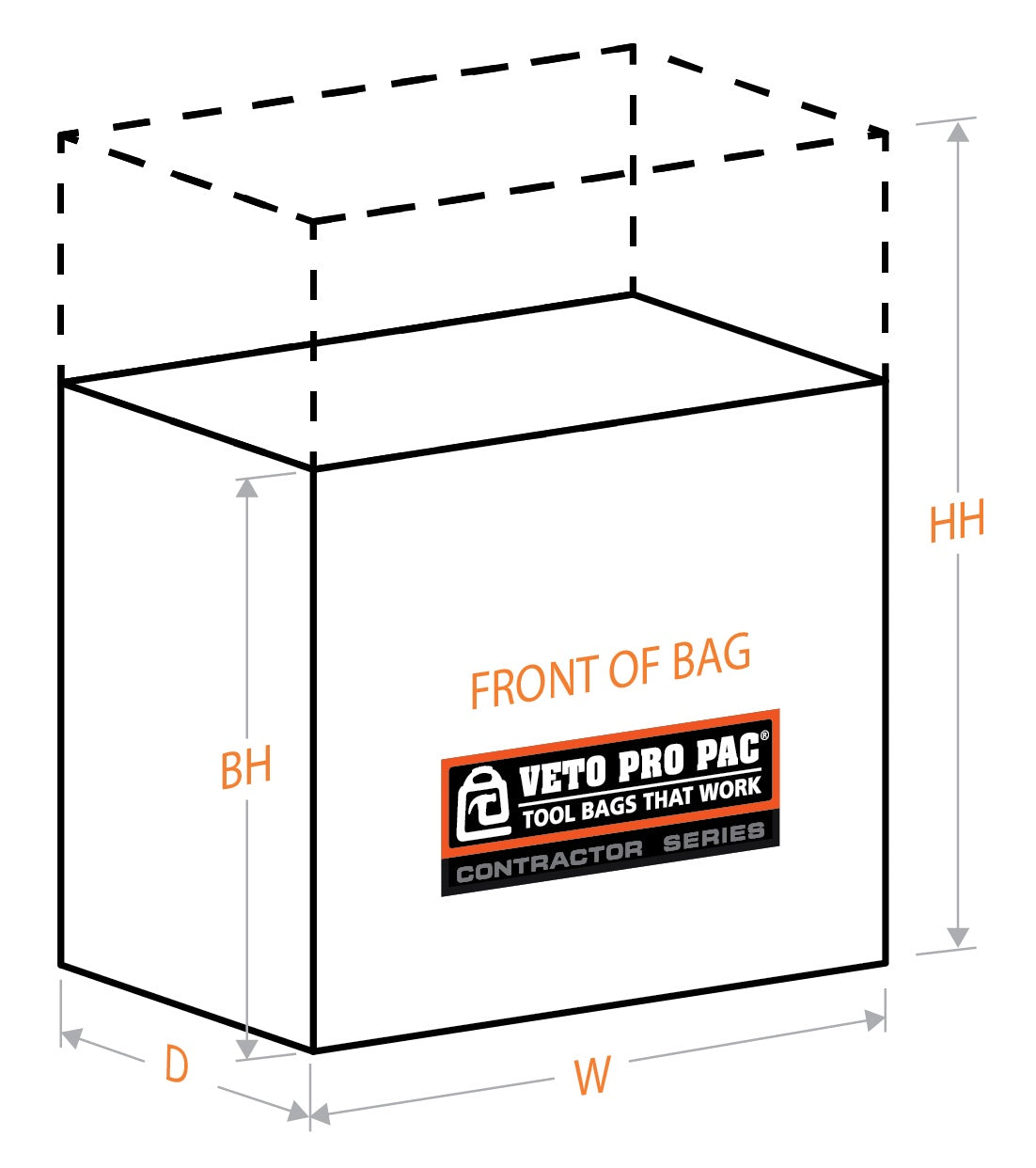 VETO CT-XL EXTRA LARGE CARGO TOTE