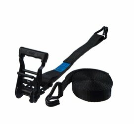 ARNO 50MM RATCHET STRAP IN ALL BLACK - ENDLESS - 10M