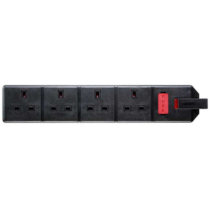 MASTERPLUG HEAVY DUTY TRAILING 4 SOCKET WITH POWER INDICATOR PERMAPLUG