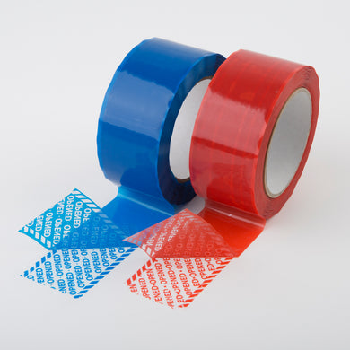 TAMPER EVIDENT SECURITY TAPE - RED - 50MM X 50M