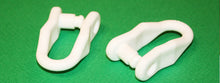 Load image into Gallery viewer, SNAP-ON NYLON PLASTIC SHACKLES - WHITE - 1PC